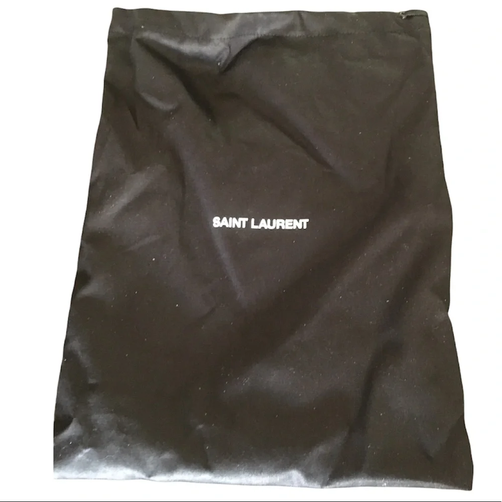 Saint Laurent Black Bea 90 Patent Leather Sandal with Double Knot Detail - Picture 7 of 7